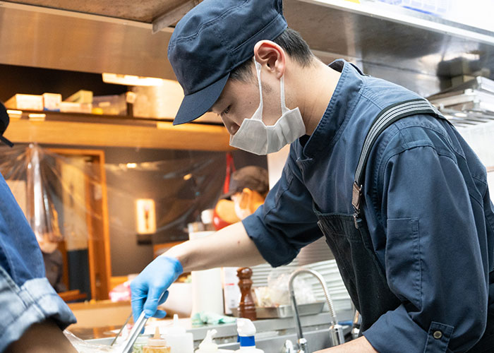 募集職種「料理スタッフ」イメージ写真