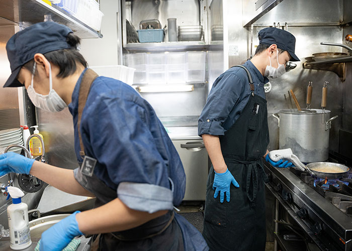 募集職種「料理スタッフ」イメージ写真